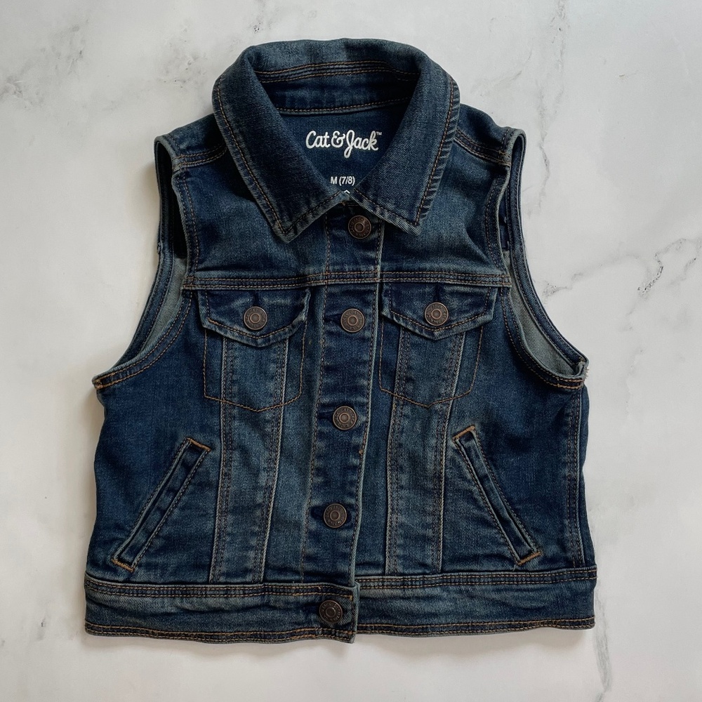 Cat and jack girls jean jacket